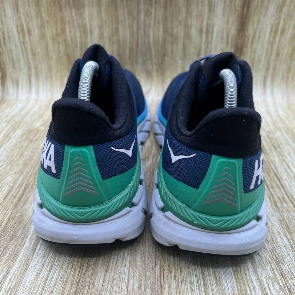 Hoka One One Clifton 7 Men's Size 9.5 D Blue Running Shoes Sneaker 1110508 MOAN - Picture 4 of 10